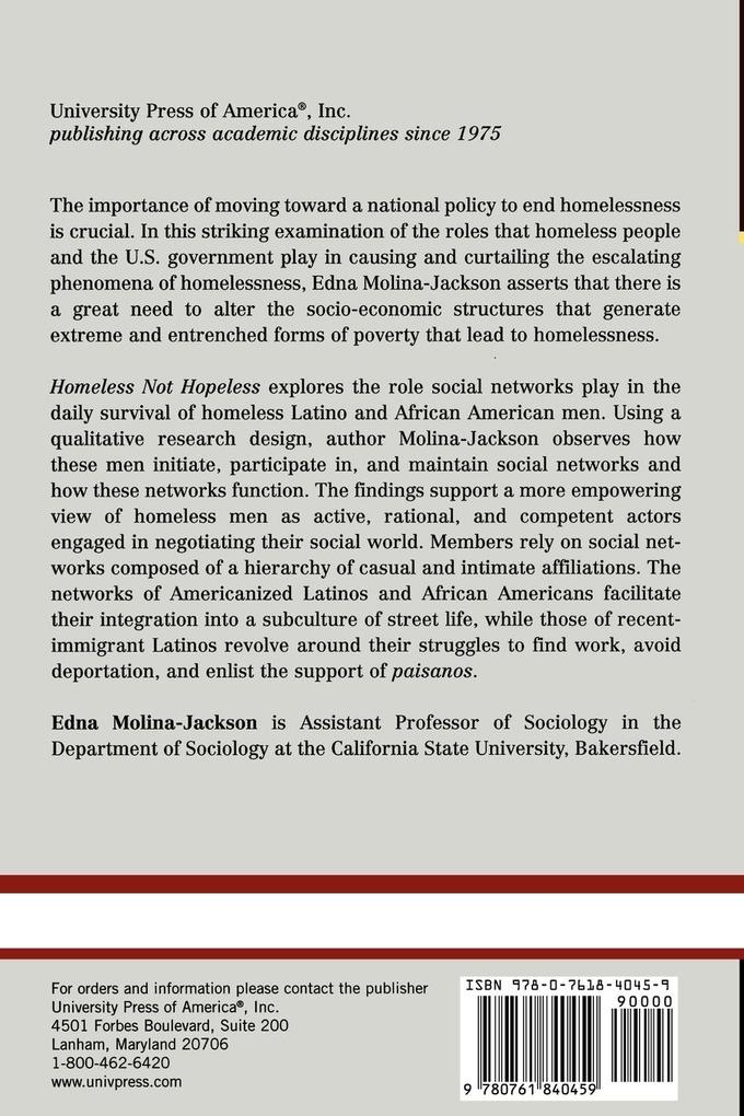 Weitere Ansicht: Homeless Not Hopeless | Edna Molina-Jackson