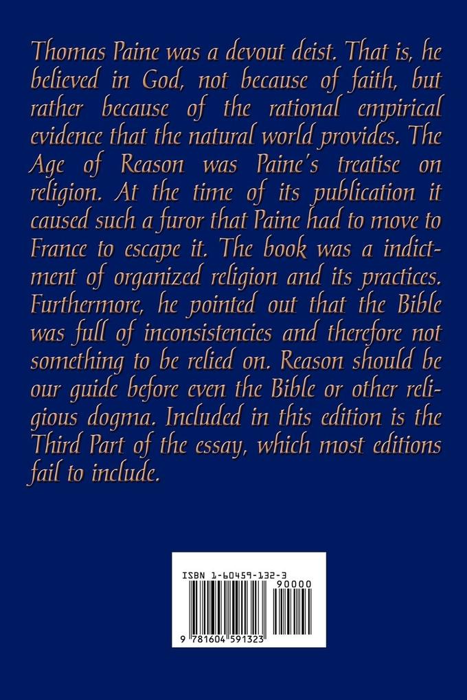 Weitere Ansicht: The Age of Reason | Thomas Paine