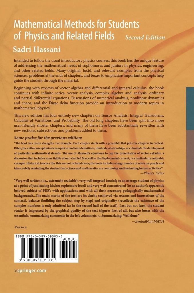 Weitere Ansicht: Mathematical Methods | Sadri Hassani