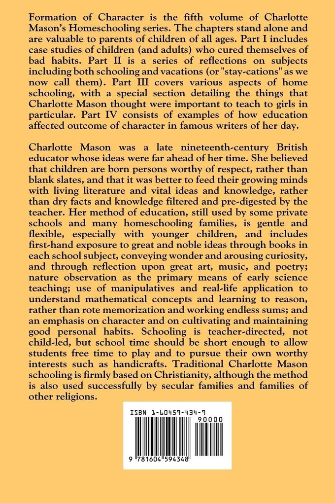 Weitere Ansicht: Formation of Character | Charlotte Mason