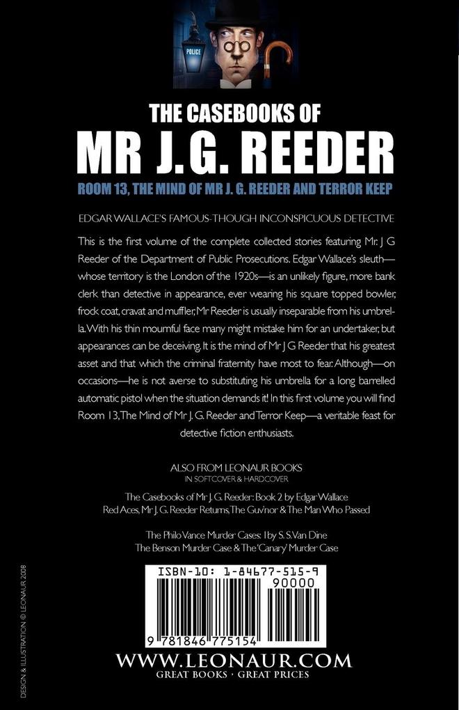 Weitere Ansicht: The Casebooks of MR J. G. Reeder | Edgar Wallace