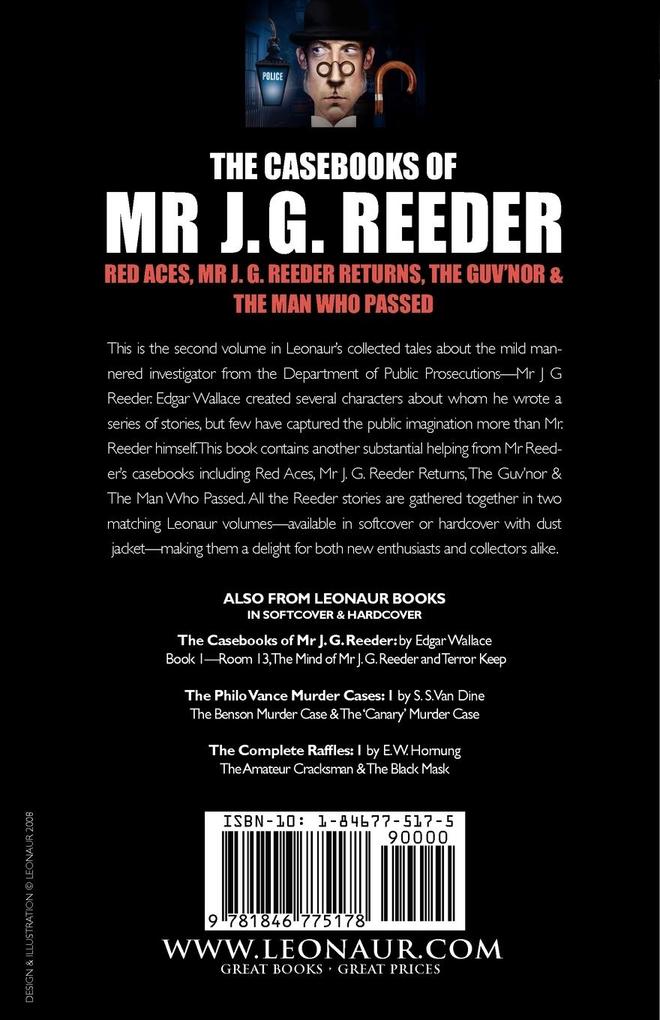 Weitere Ansicht: The Casebooks of MR J. G. Reeder | Edgar Wallace