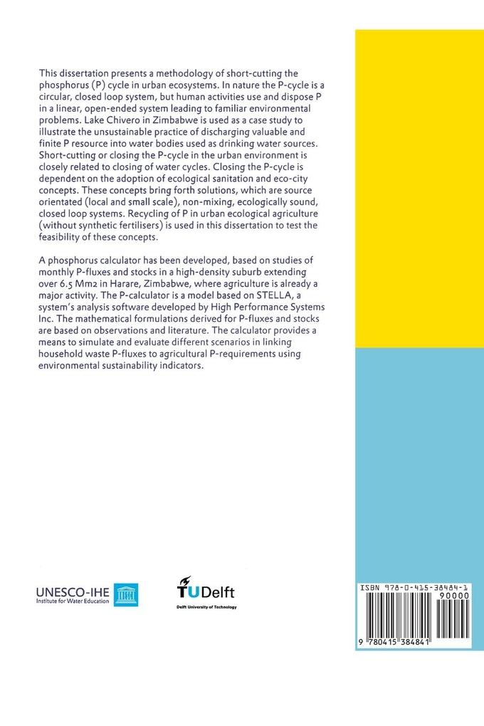 Weitere Ansicht: Short-cutting the Phosphorus Cycle in Urban Ecosystems | Bekithemba Gumbo