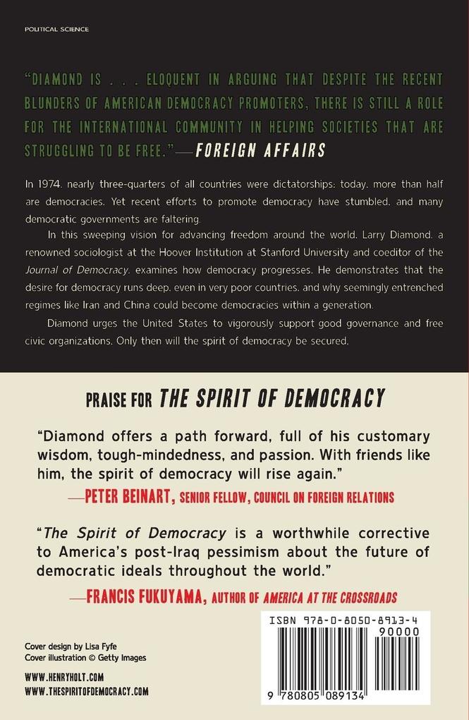 Weitere Ansicht: Spirit of Democracy | Larry Diamond