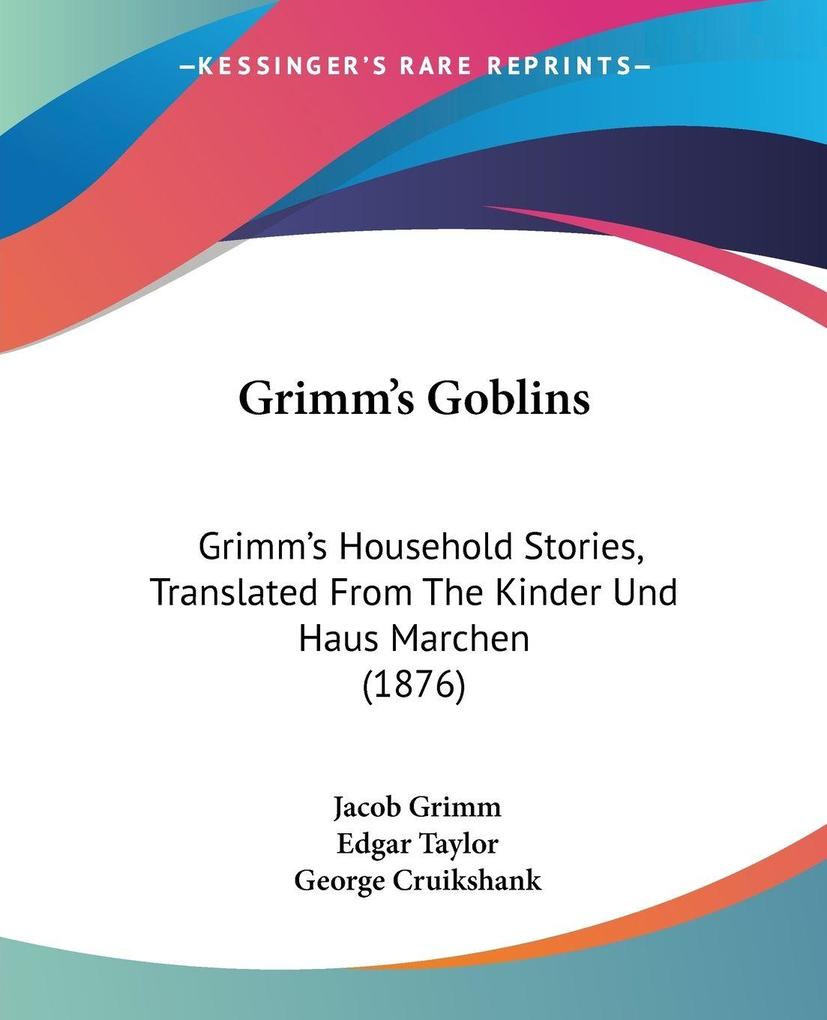 Produktbild: Grimm's Goblins | Jacob Grimm
