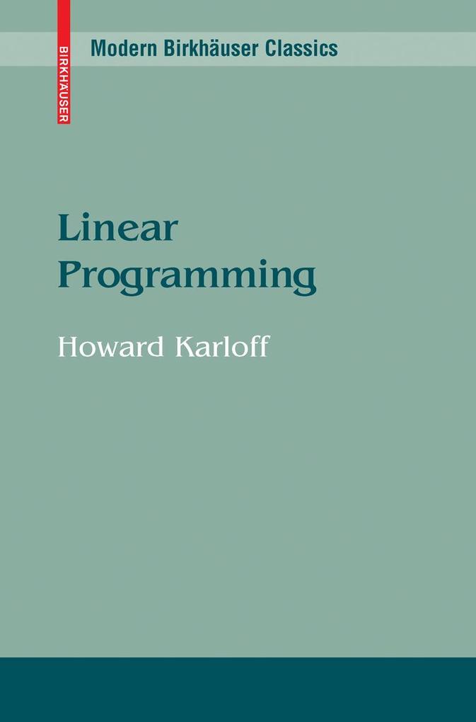 Produktbild: Linear Programming | Howard Karloff
