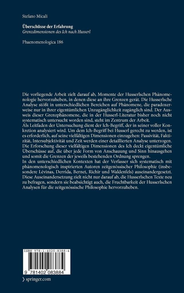 Weitere Ansicht: Überschüsse der Erfahrung | Stefano Micali