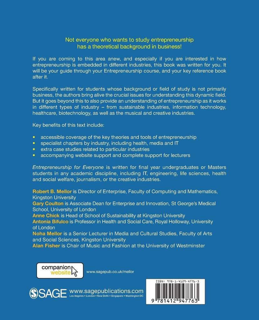 Weitere Ansicht: Entrepreneurship for Everyone