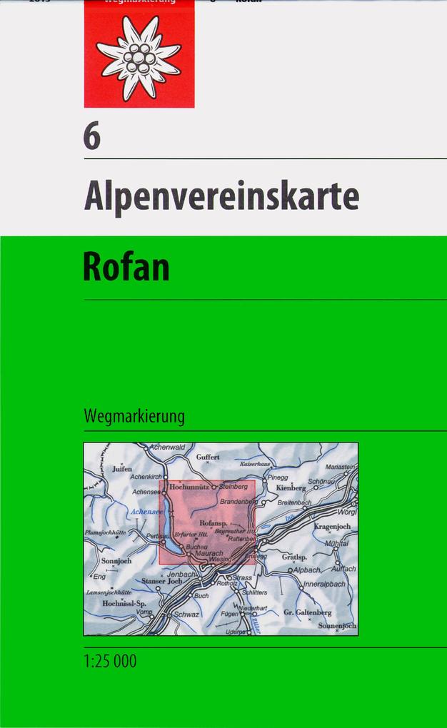 Produktbild: DAV Alpenvereinskarte 06 Rofan 1 : 25 000