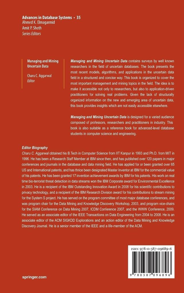 Weitere Ansicht: Managing and Mining Uncertain Data