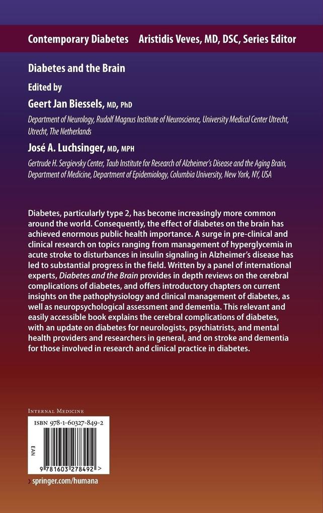 Weitere Ansicht: Diabetes and the Brain