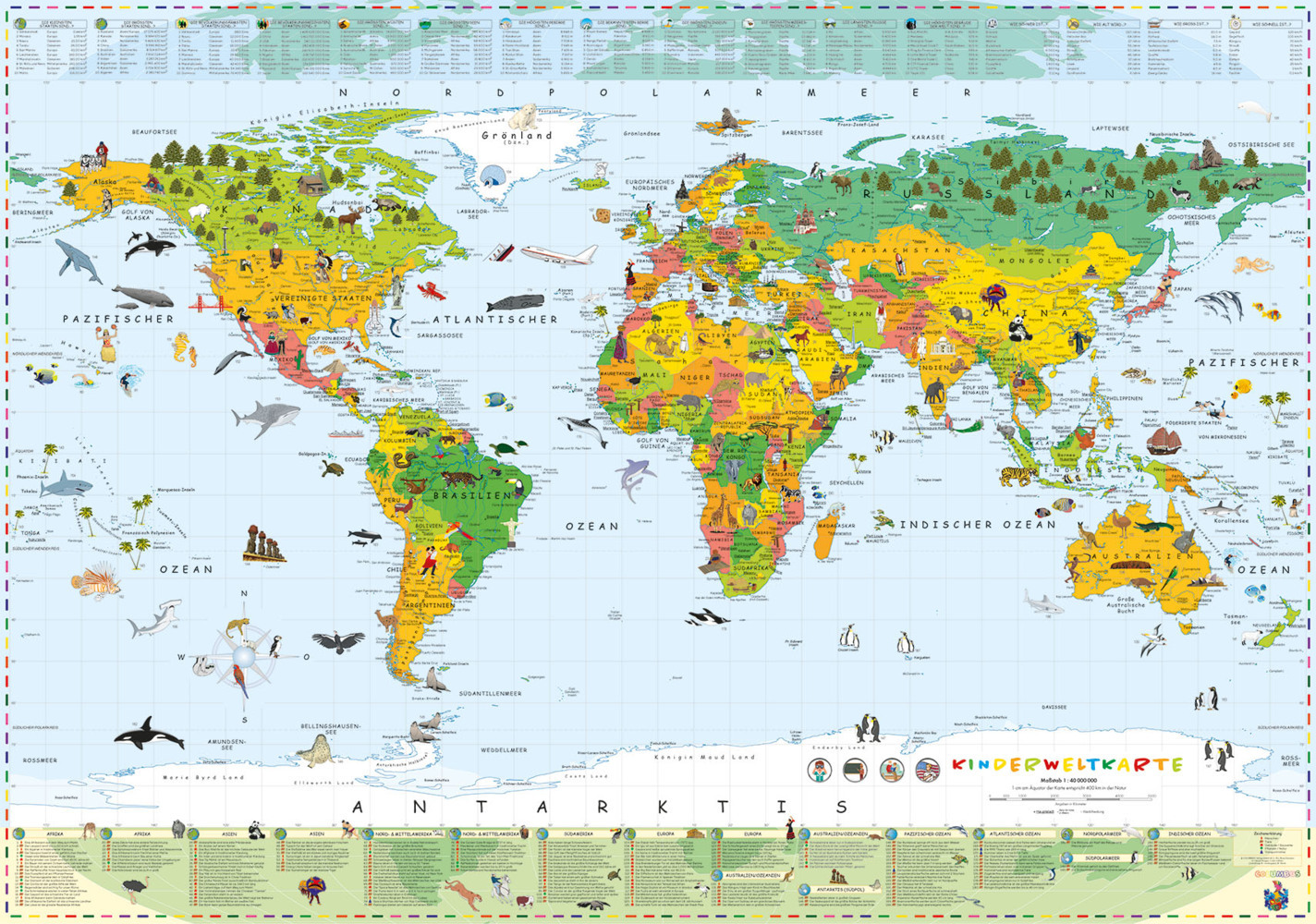 Produktbild: Terra Kinderweltkarte | Columbus Verlag