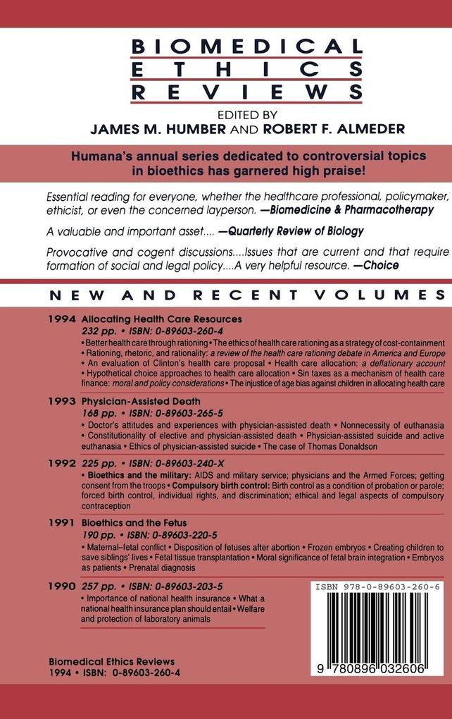 Weitere Ansicht: Allocating Health Care Resources