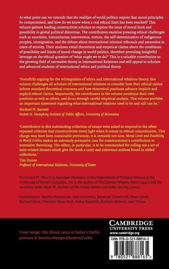 Weitere Ansicht: Moral Limit and Possibility in World Politics