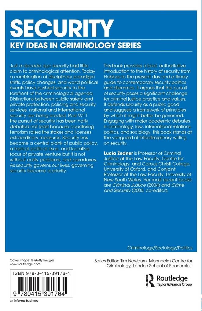 Weitere Ansicht: Security | Lucia Zedner