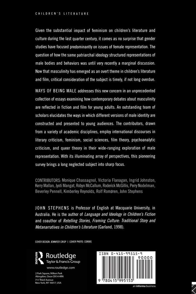 Weitere Ansicht: Ways of Being Male