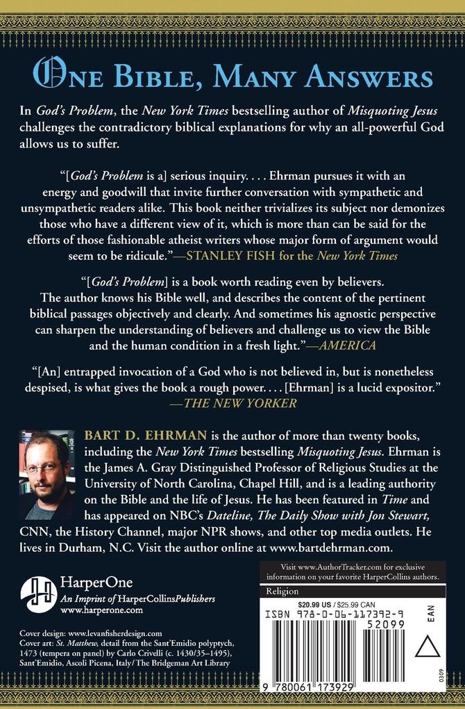 Weitere Ansicht: God's Problem | Bart D Ehrman