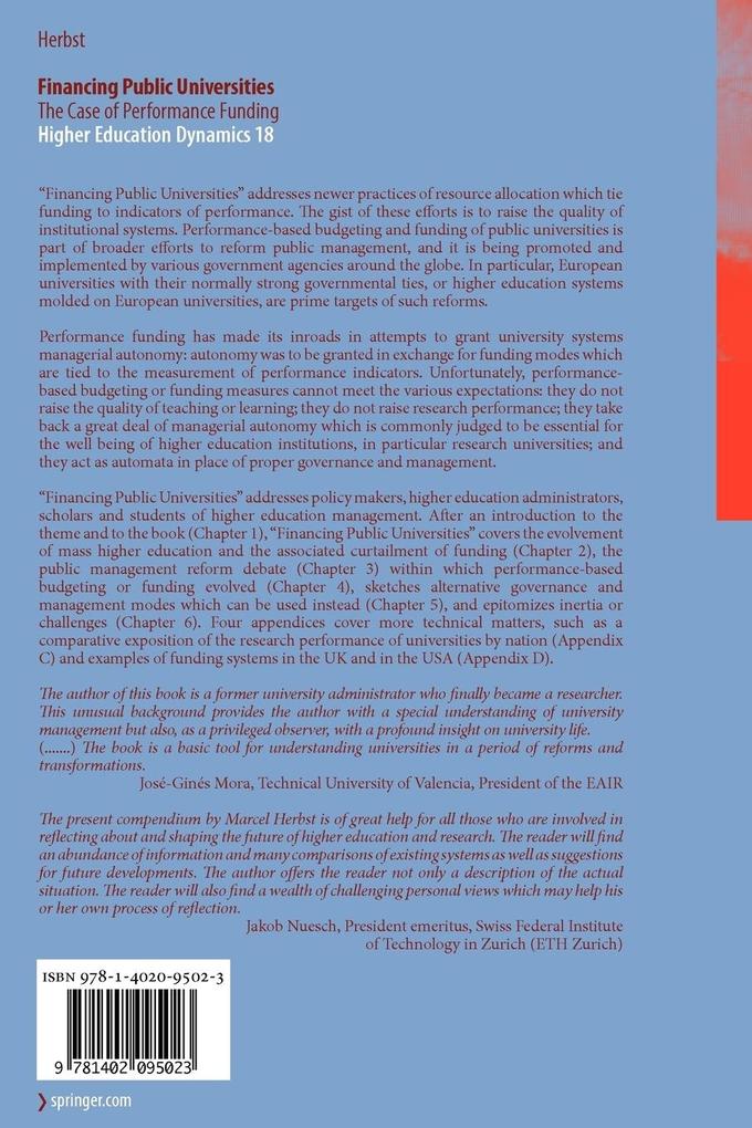 Weitere Ansicht: Financing Public Universities | Marcel Herbst