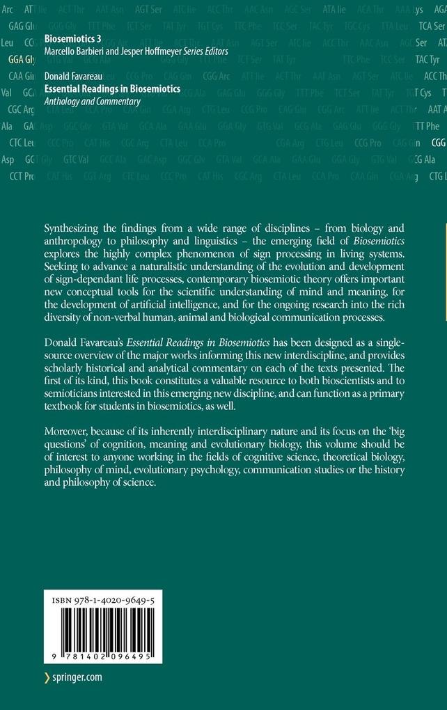 Weitere Ansicht: Essential Readings in Biosemiotics | Donald Favareau