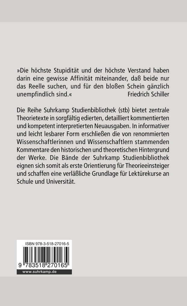 Weitere Ansicht: Über die ästhetische Erziehung des Menschen | Friedrich Schiller