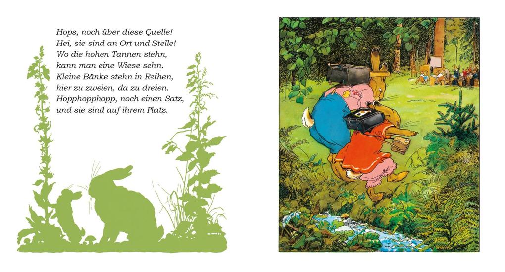 Weitere Ansicht: Die Häschenschule: Ein lustiges Bilderbuch - Mini | Albert Sixtus, Fritz Koch-Gotha