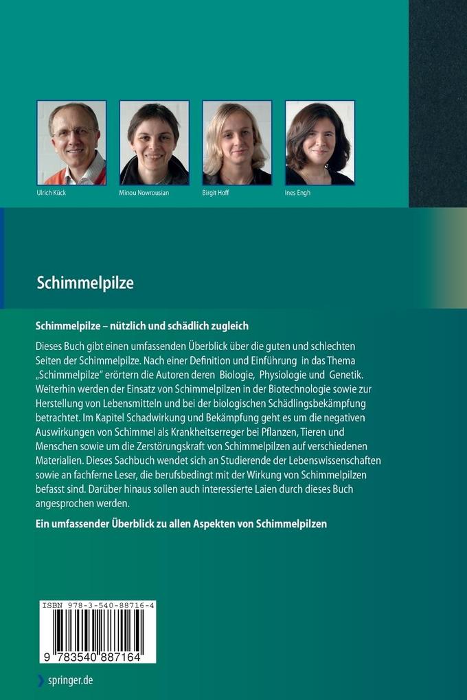Weitere Ansicht: Schimmelpilze | Ulrich Kück, Minou Nowrousian, Birgit Hoff, Ines Engh
