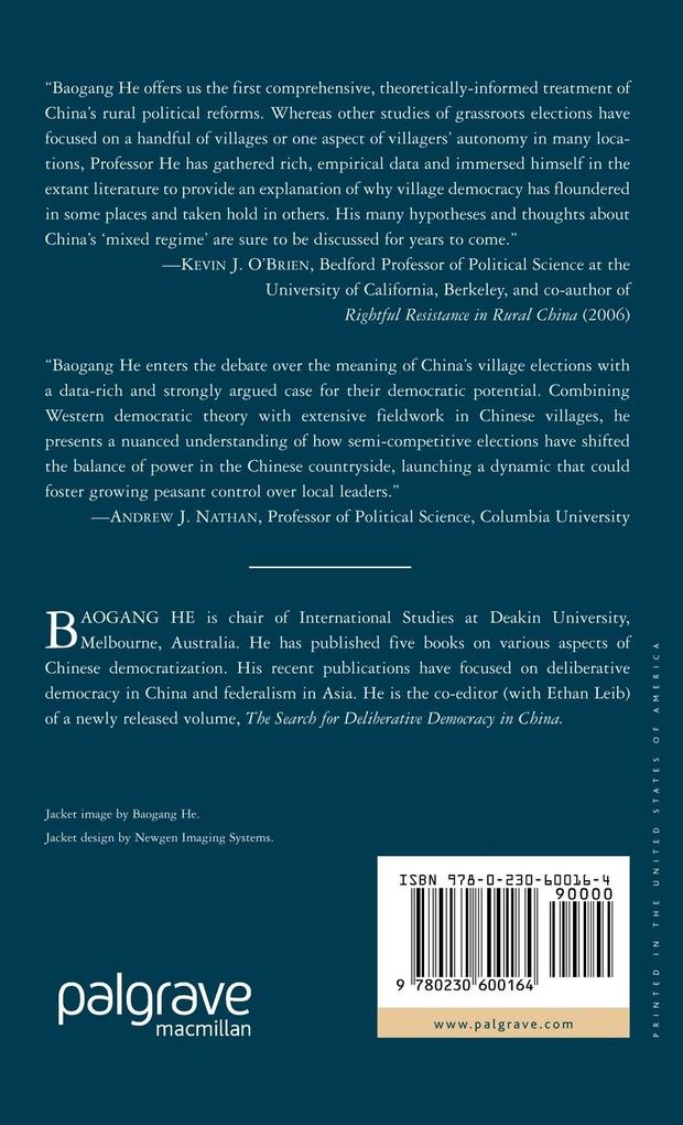Weitere Ansicht: Rural Democracy in China | B. He