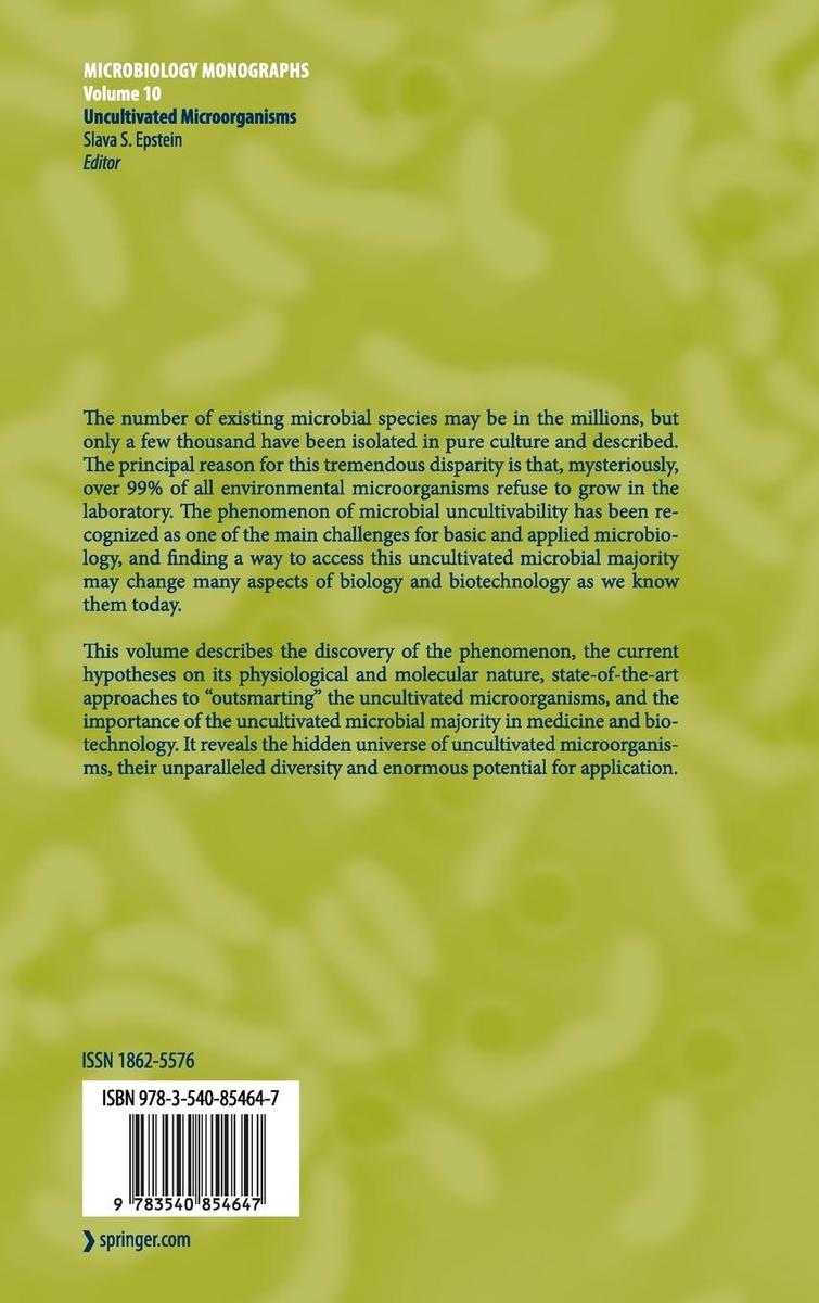 Weitere Ansicht: Uncultivated Microorganisms