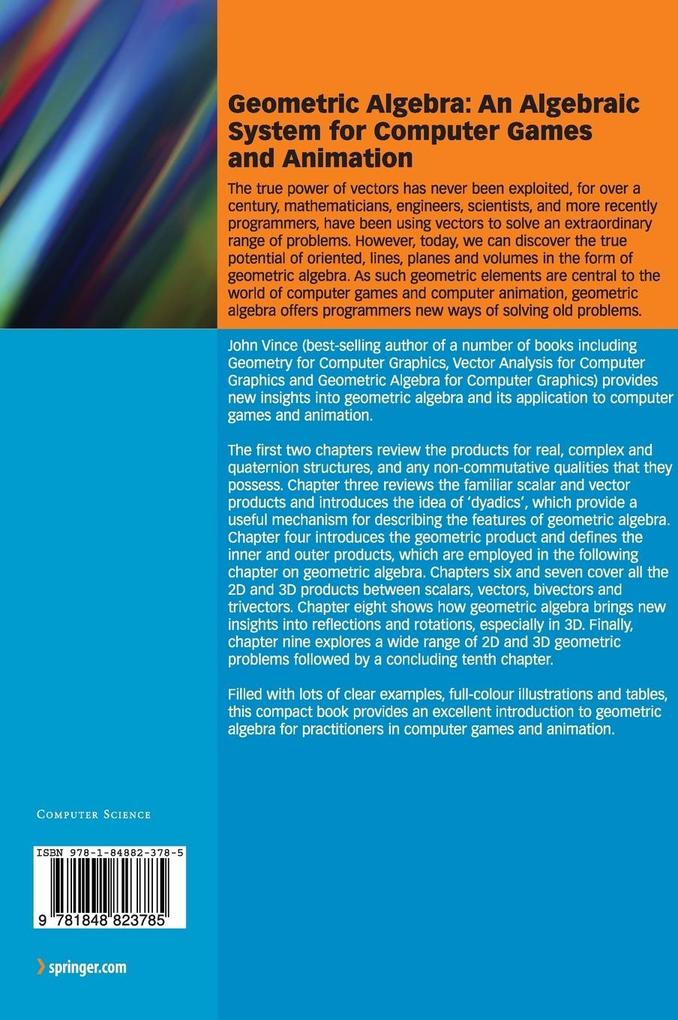 Weitere Ansicht: Geometric Algebra: An Algebraic System for Computer Games and Animation | John A. Vince