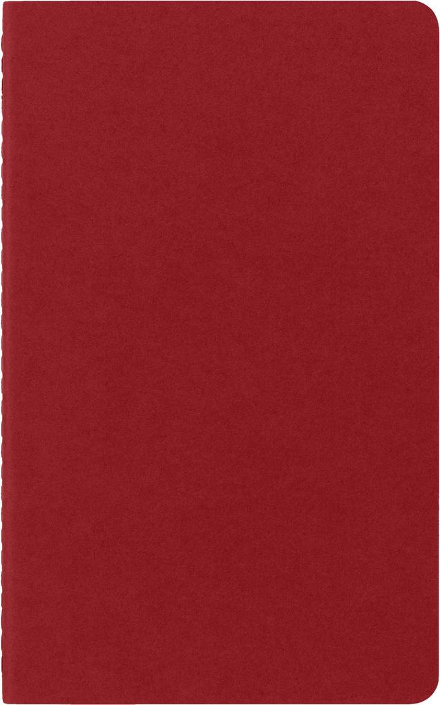 Weitere Ansicht: Moleskine Cahier Pocket Ruled Red Cover L. 3er Pack