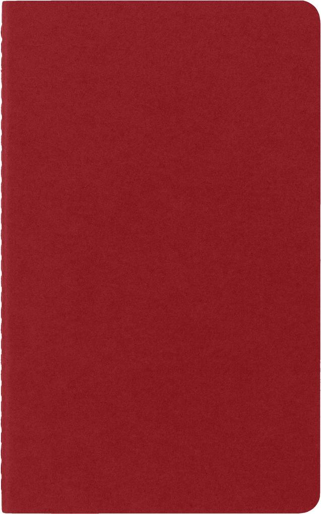Weitere Ansicht: Moleskine Cahier Pocket Plain Red Cover L. 3er Pack