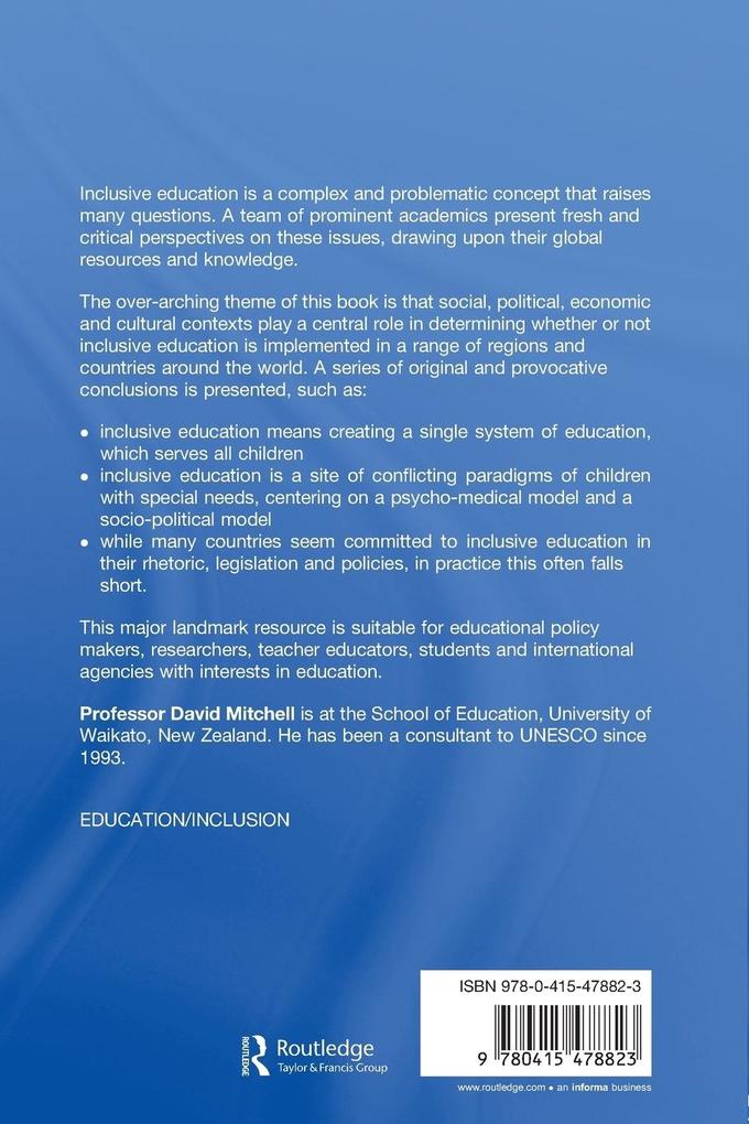 Weitere Ansicht: Contextualizing Inclusive Education