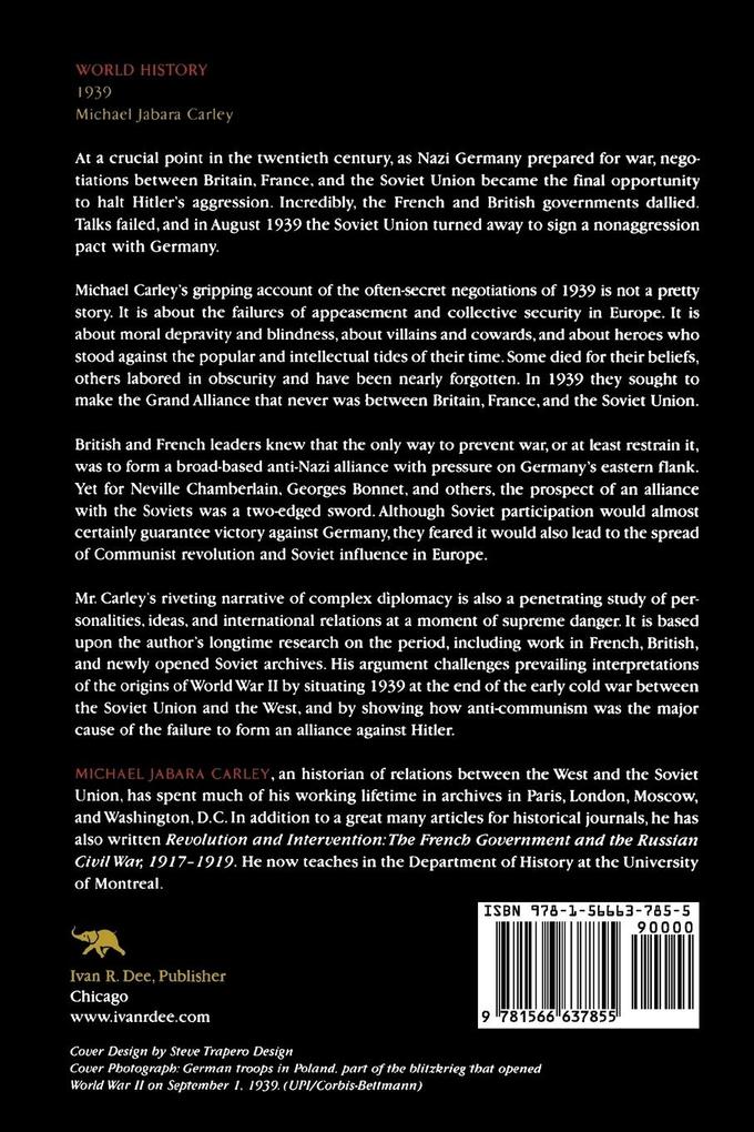 Weitere Ansicht: 1939 | Michael Jabara Carley