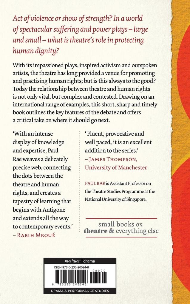 Weitere Ansicht: Theatre and Human Rights | Paul Rae