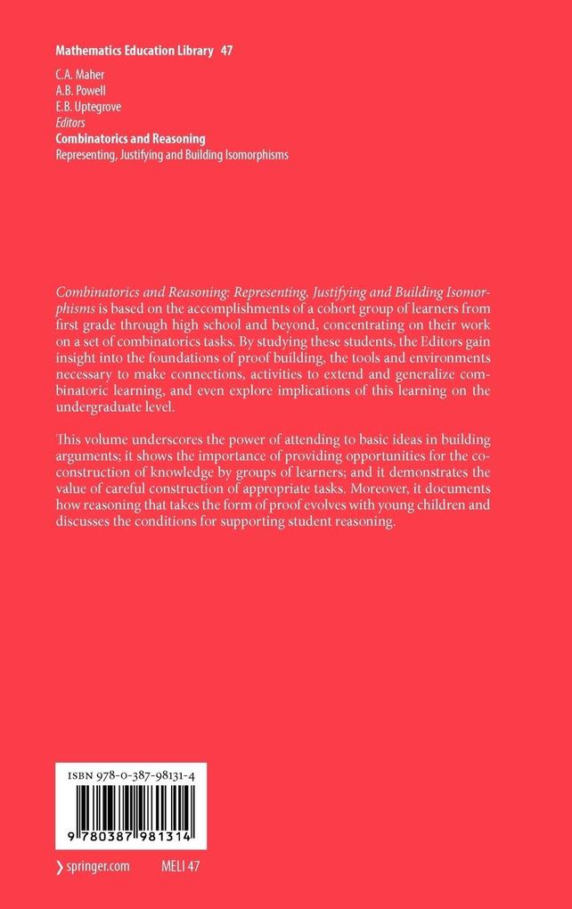 Weitere Ansicht: Combinatorics and Reasoning