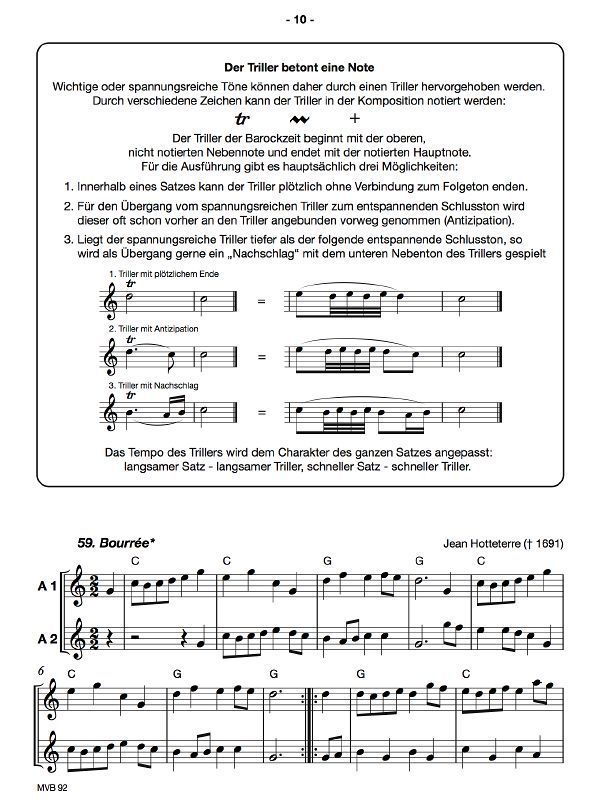 Weitere Ansicht: Altblockflöte für Erwachsene - Band 2.Bd.2 | Johannes Bornmann