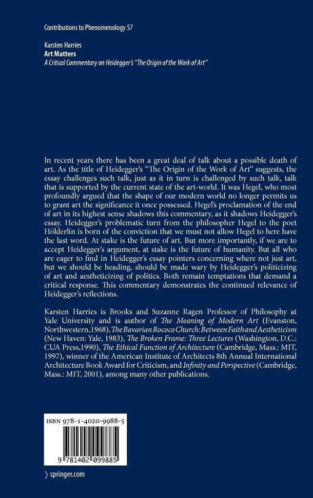 Weitere Ansicht: Art Matters | K. Harries