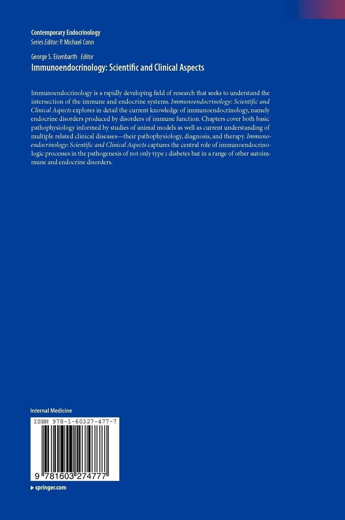 Weitere Ansicht: Immunoendocrinology: Scientific and Clinical Aspects