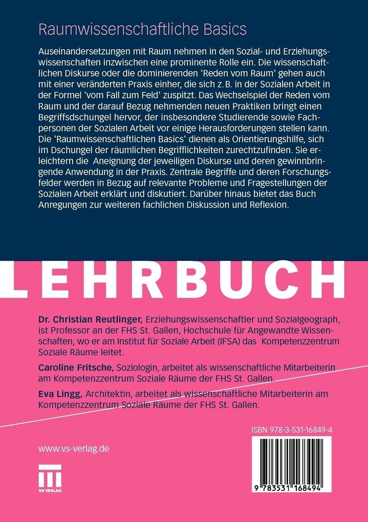 Weitere Ansicht: Raumwissenschaftliche Basics