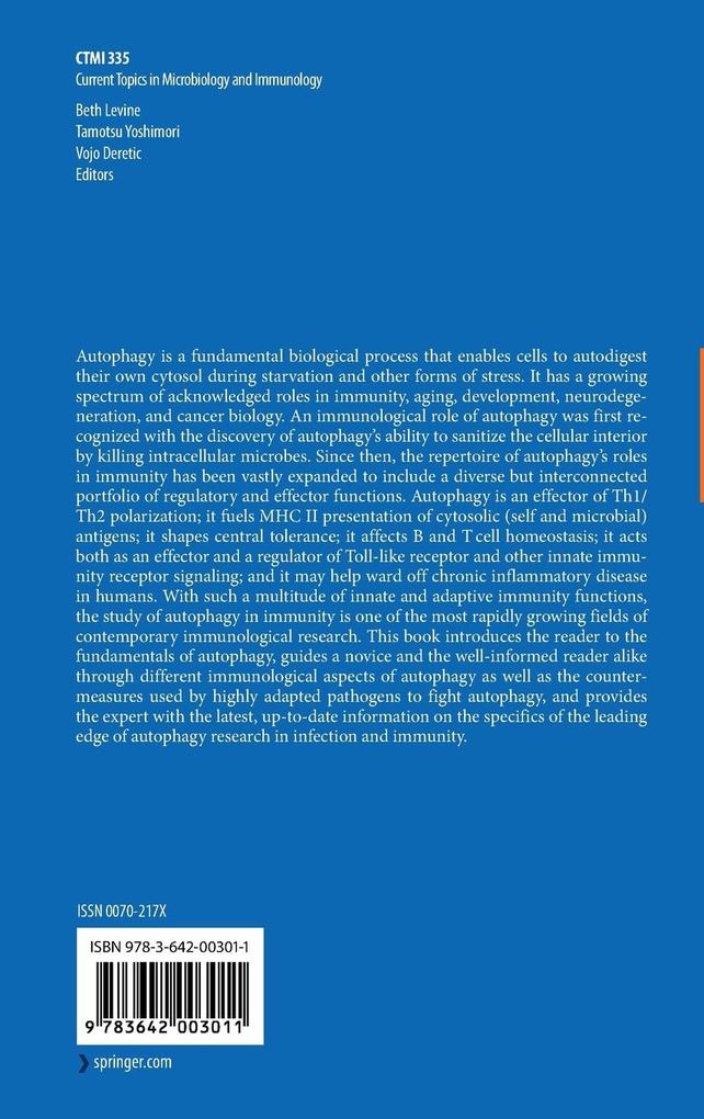 Weitere Ansicht: Autophagy in Infection and Immunity