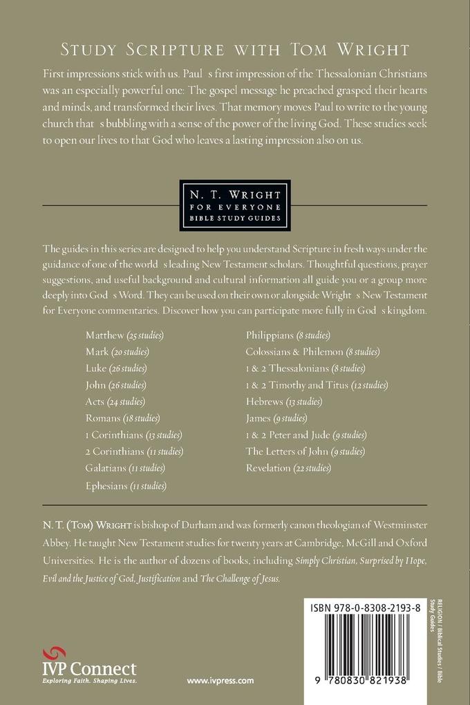Weitere Ansicht: 1 & 2 Thessalonians | N T Wright