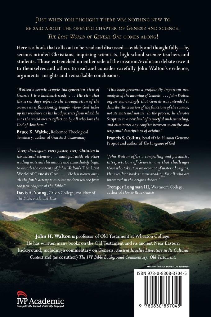 Weitere Ansicht: The Lost World of Genesis One | John H. Walton
