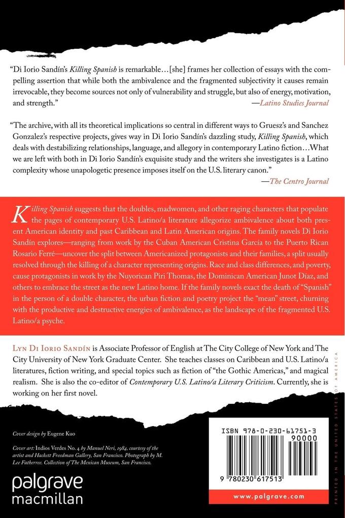 Weitere Ansicht: Killing Spanish | L. Sandin