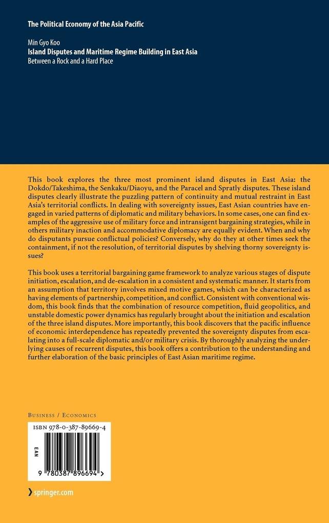 Weitere Ansicht: Island Disputes and Maritime Regime Building in East Asia | Min Gyo Koo