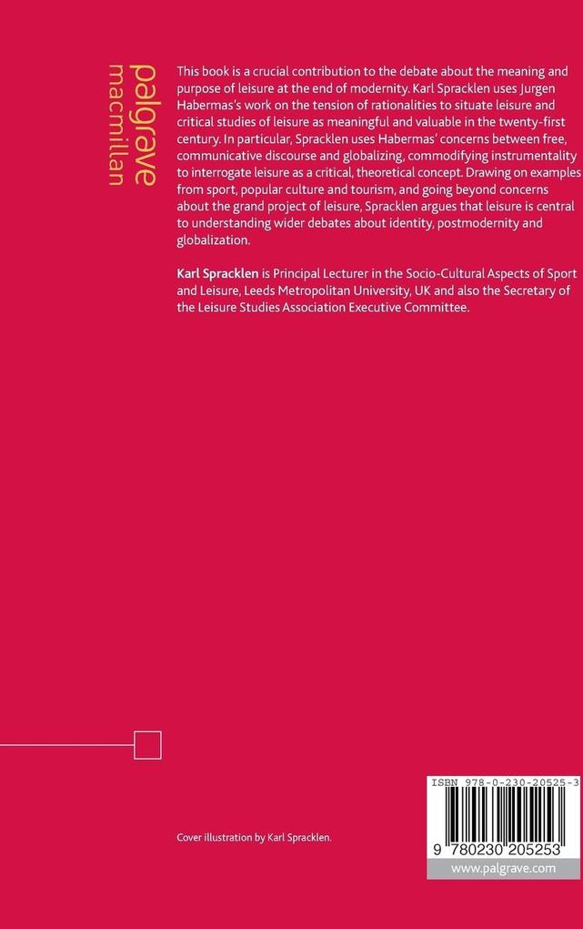 Weitere Ansicht: The Meaning and Purpose of Leisure | K. Spracklen