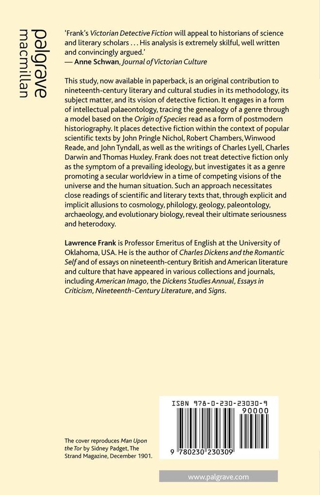 Weitere Ansicht: Victorian Detective Fiction and the Nature of Evidence | L. Frank