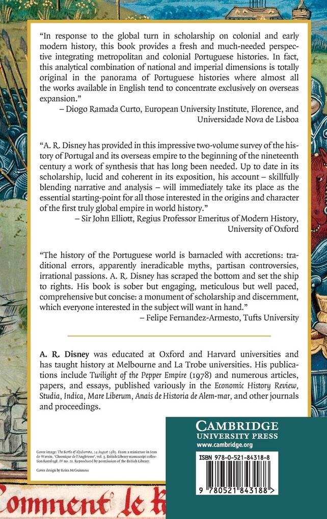 Weitere Ansicht: A History of Portugal and the Portuguese Empire, Volume I | A. R. Disney
