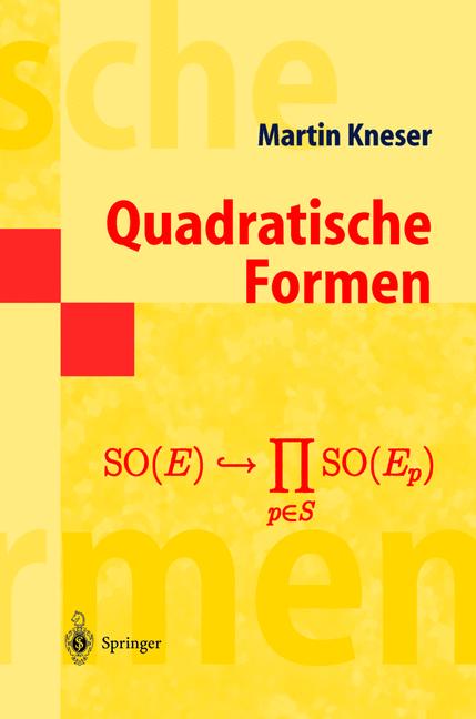 Weitere Ansicht: Quadratische Formen | Martin Kneser
