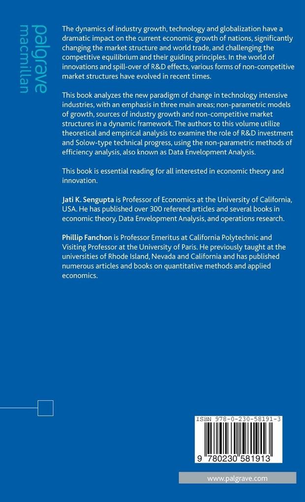 Weitere Ansicht: Efficiency, Market Dynamics and Industry Growth | J. K. Sengupta, P. Fanchon, Phillip Fanchon