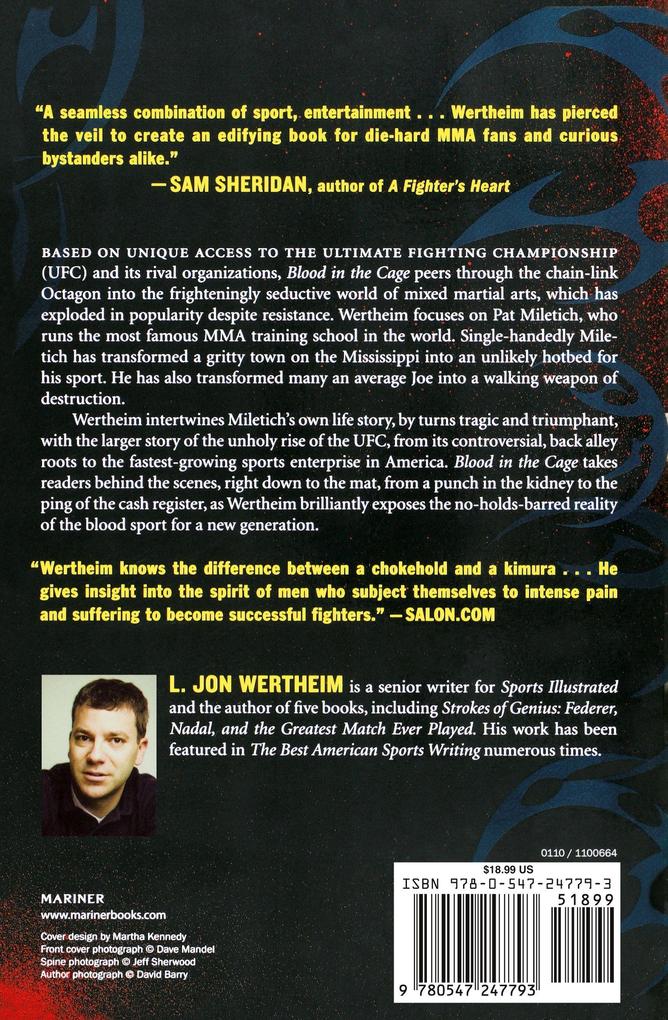 Weitere Ansicht: Blood in the Cage | L. Jon Wertheim
